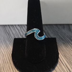 Blue Wave Ring